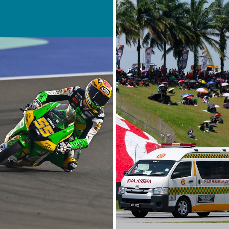 VIDEO Horor na Sepangu. Dvojica vozača hitno prebačena u bolnicu