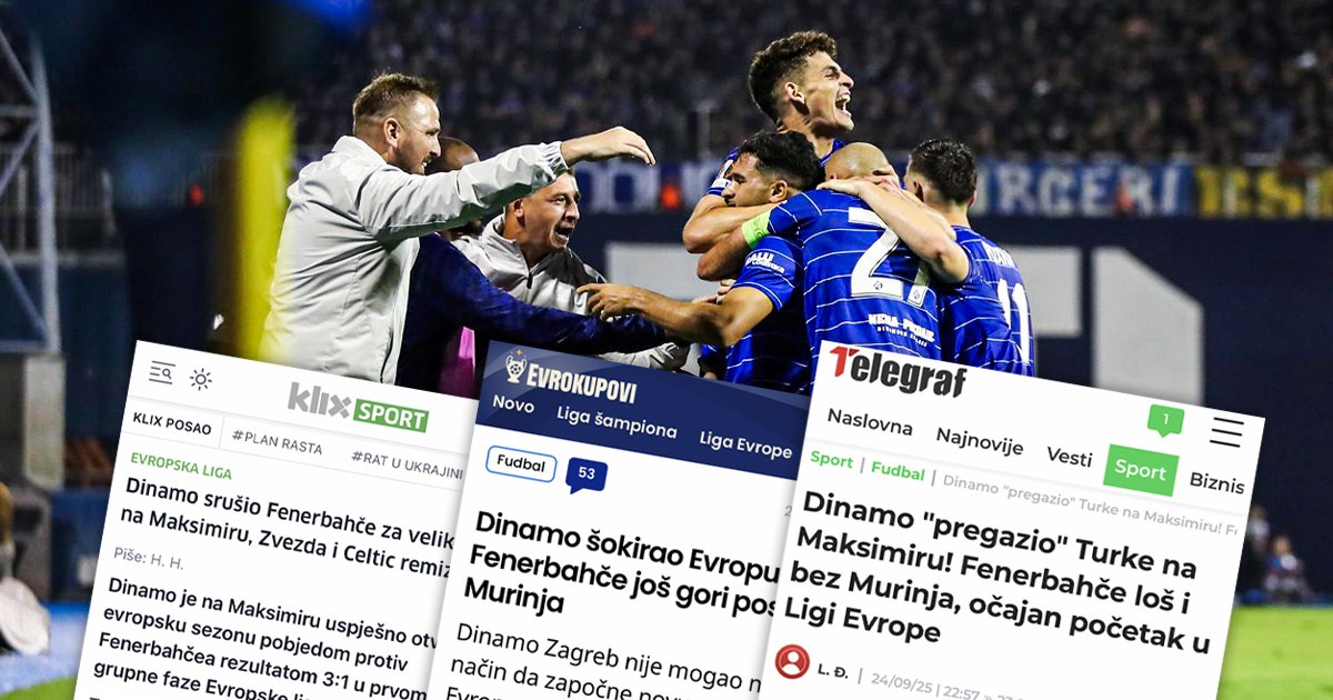 Regija: Dinamo šokirao Europu