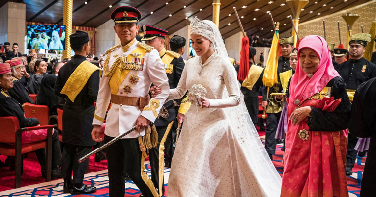 Princ od Bruneja oženio se ljepoticom hrvatskih korijena, objavljene fotke sa svadbe