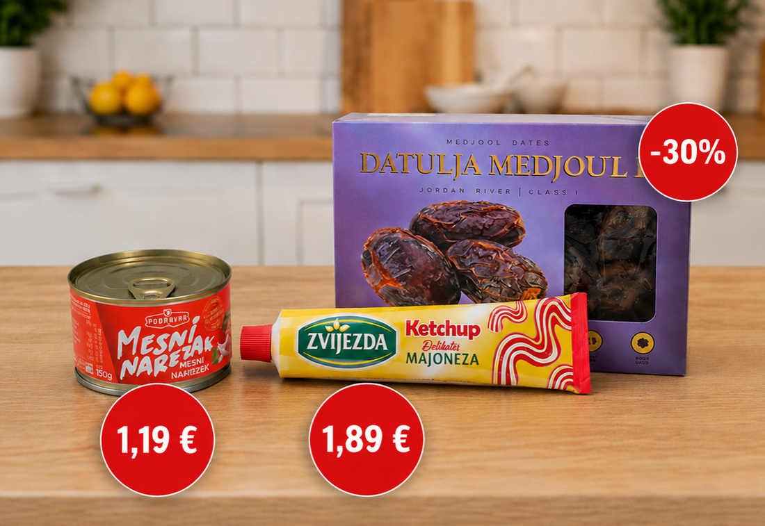Najbolje cijene danas: Mesni narezak za 1,19 eura, datulje snižene za 30%
