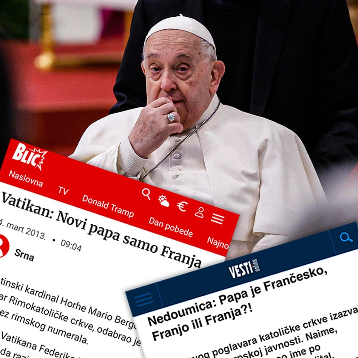 Ne mučimo se jedini s imenom pape: Srbi nisu znali kako nazvati papu Franju