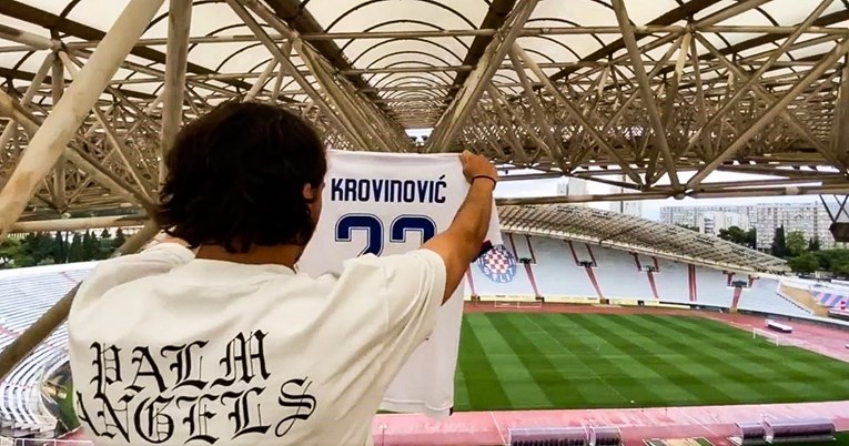 Filip Krovinović je novi igrač Hajduka. Pogledajte kako su ga predstavili