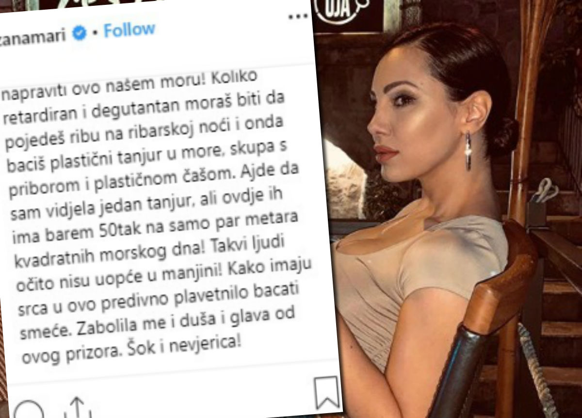 Žanamari razbjesnio prizor u moru: "Koliko retardiran i degutantan moraš biti"