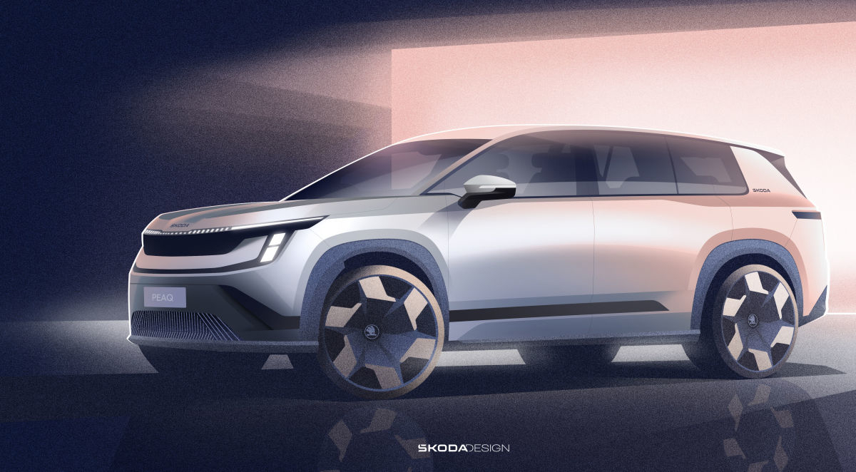 Škoda Peaq po prvi put otkrila dizajn: poznat je datum premijere velikog SUV-a