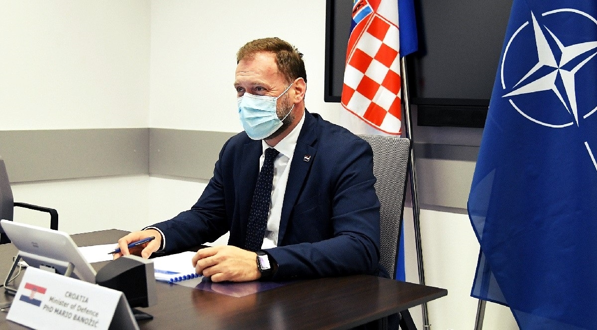 Ministar Banožić sudjelovao na virtualnom sastanku ministara obrane NATO-a