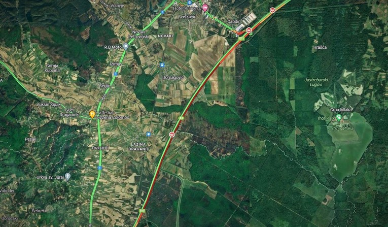 Ogromna kolona na A1 pred Zagrebom, sudarila se tri auta