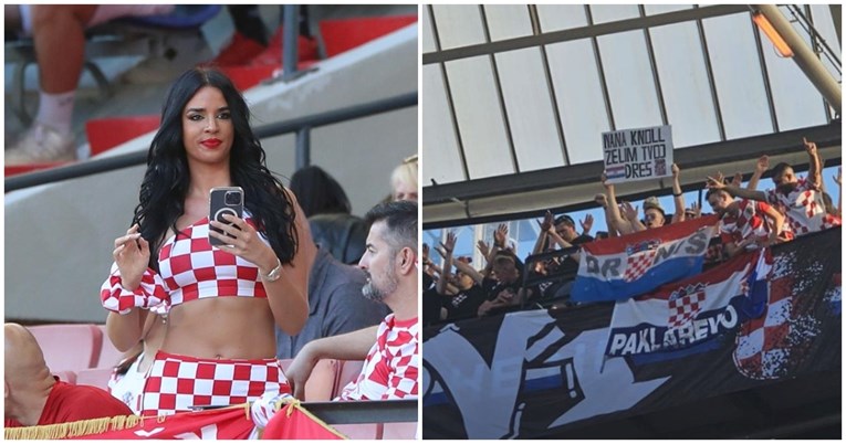 Kad je vidjela što je navijač napisao na karton, Knoll objavila: Hoću njegove podatke