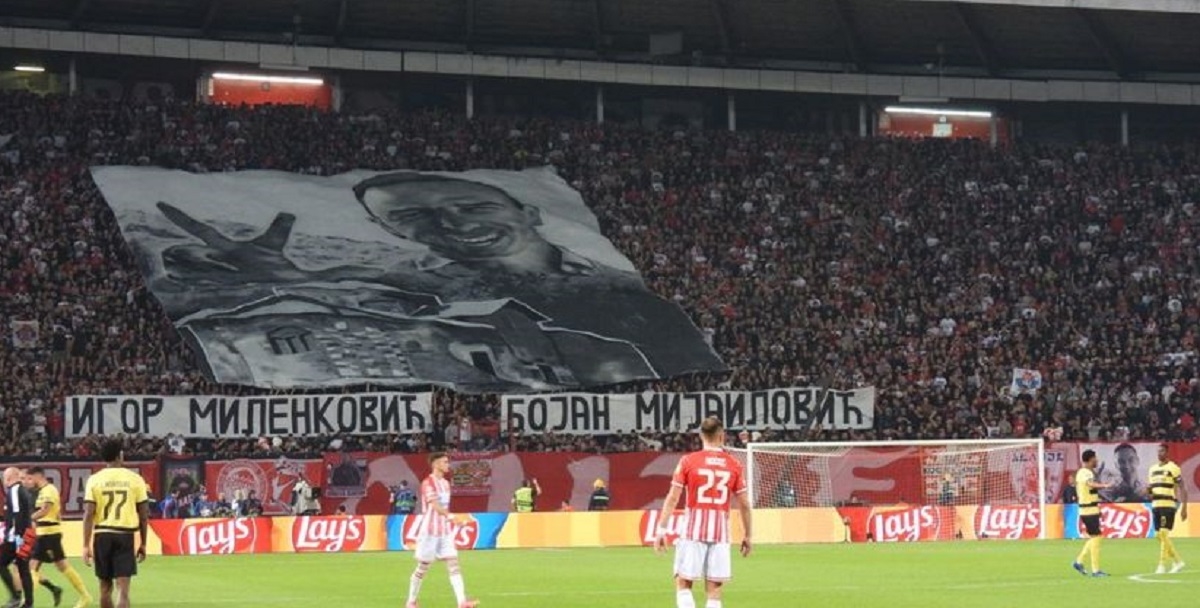 Delije u Ligi prvaka slavili ubijene srpske teroriste. Zvezdi prijeti velika kazna