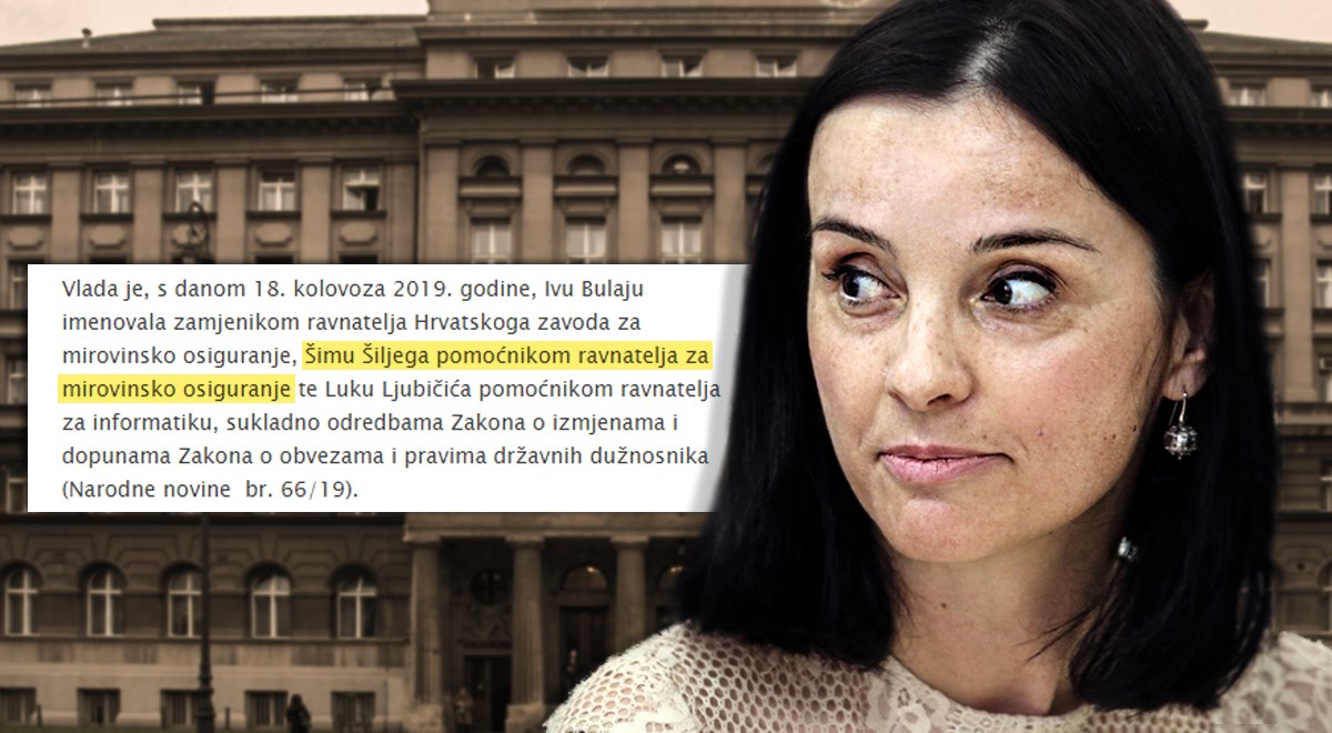 Brat nove ministrice je pomoćnik ravnatelja HZMO-a. Prije je bio policajac