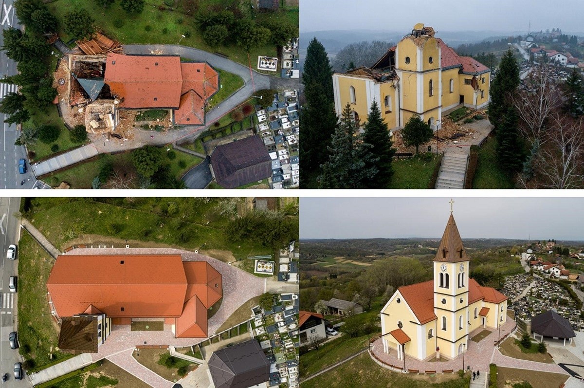 FOTO Ovo je crkva kod Zagreba nakon potresa i danas