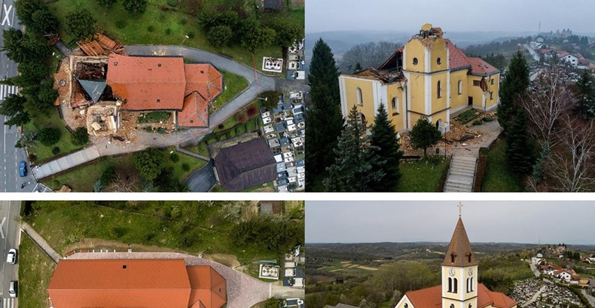 FOTO Ovo je crkva kod Zagreba nakon potresa i danas