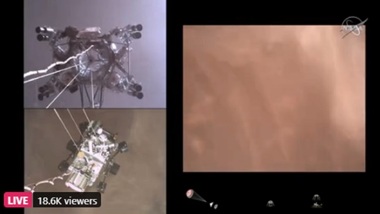NASA objavila video slijetanja na Mars. Pogledajte