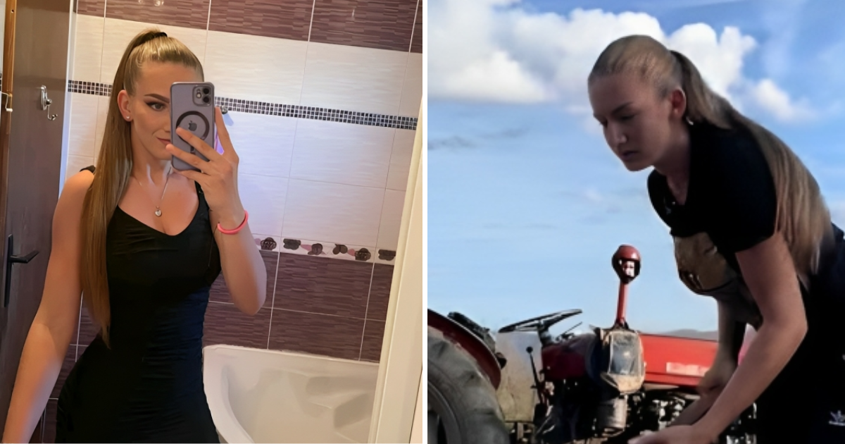 Mnogi misle da je ova djevojka iz Srbije model, a ona cijepa drva, vozi traktor...