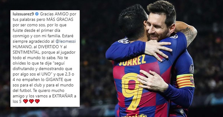Suarez: Messi, volim te 