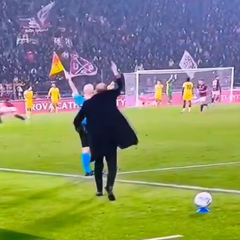 Modrićev suigrač dodavao petom pri 3:0 u 88. minuti. Pogledajte reakciju Allegrija