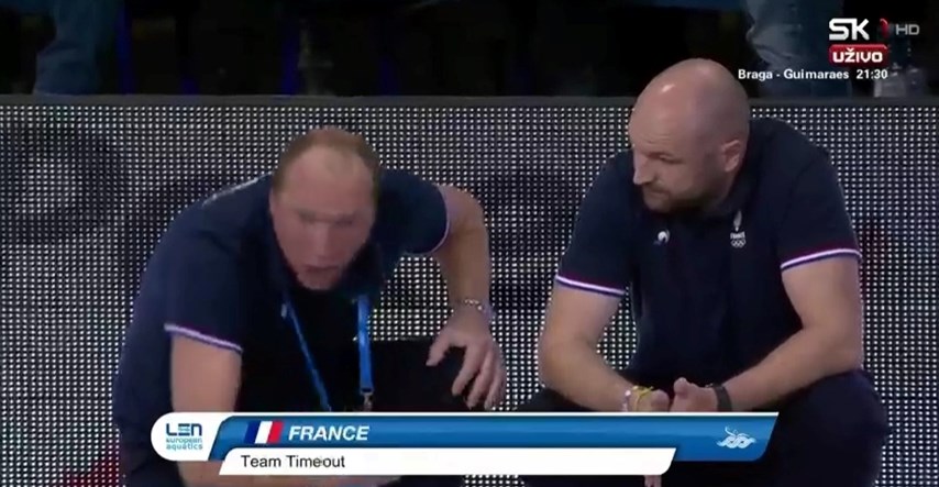 VIDEO Kobešćak na klupi Francuske na tečnom francuskom urlao protiv "svoje" Hrvatske