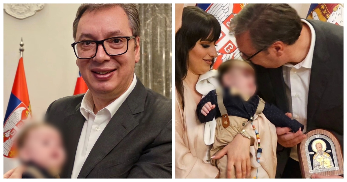 Vučić se fotkao s bebom s Kosova: Junak, ne plače uopće. Danas sam ga prvi put vidio