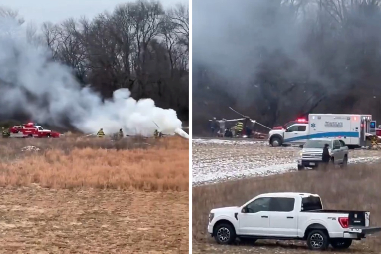 VIDEO Dva helikoptera sudarila su se u zraku u Americi. Poginuo jedan pilot