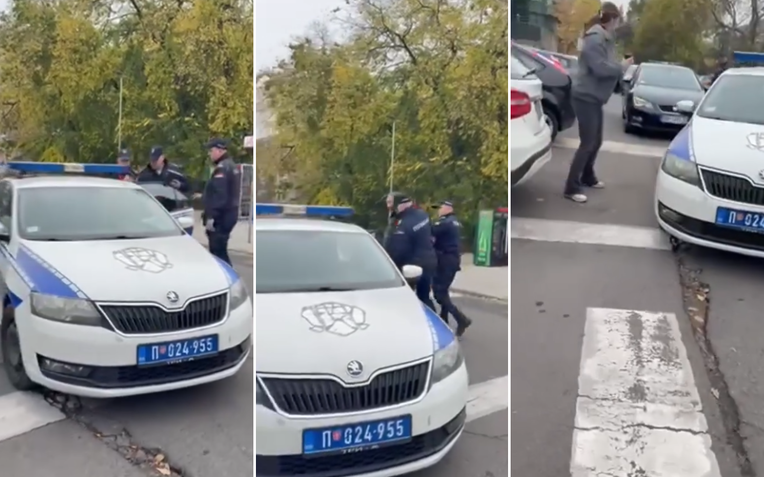 VIDEO U Srbiji policajci ga priveli i strpali u auto, on pobjegao na druga vrata