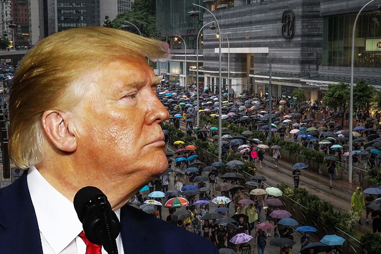 Trump: Nasilje u Hong Kongu moglo bi naštetiti trgovinskom sporazumu s Kinom