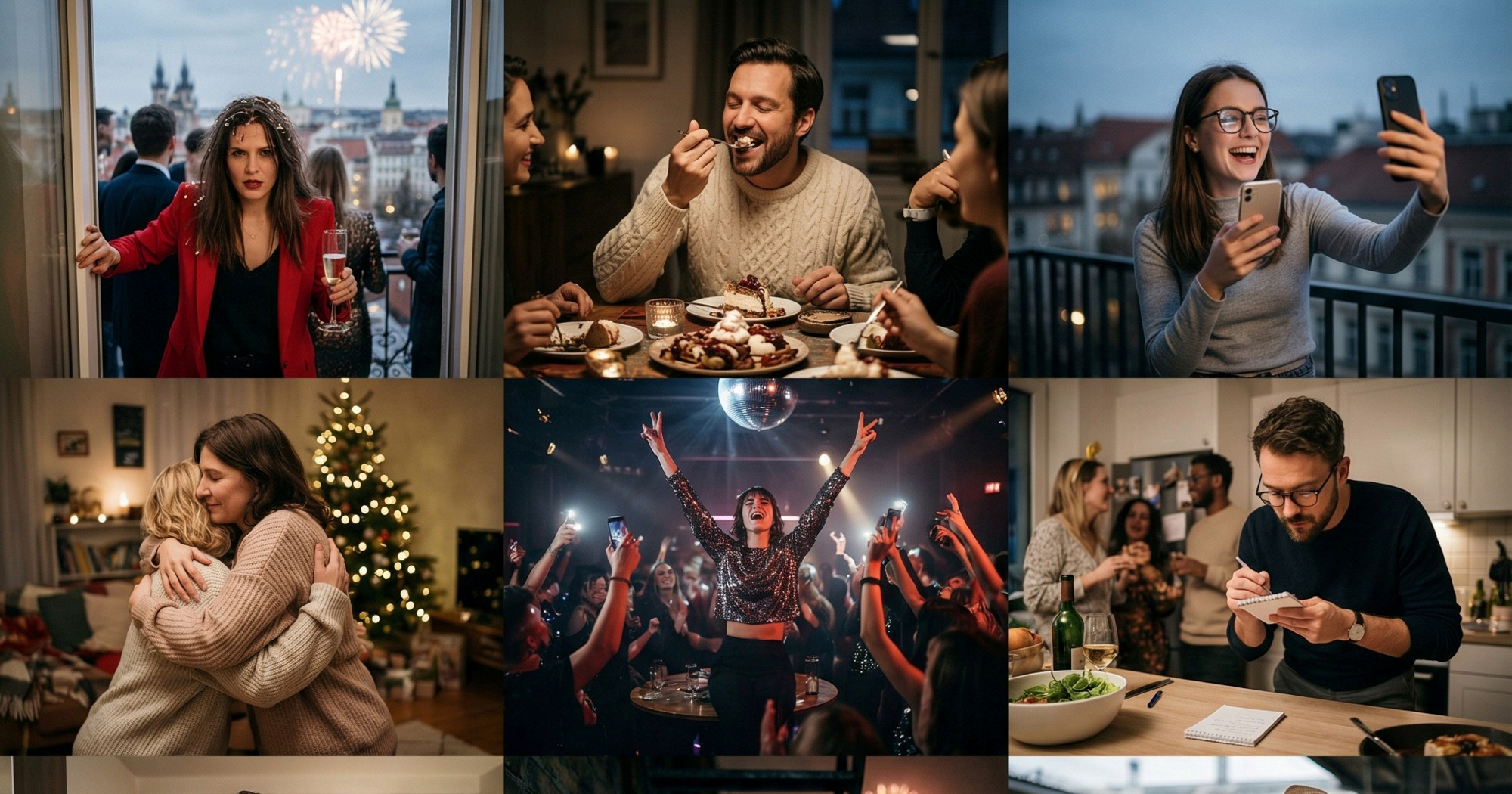 Rečenica koja opisuje novogodišnji doček za svaki znak