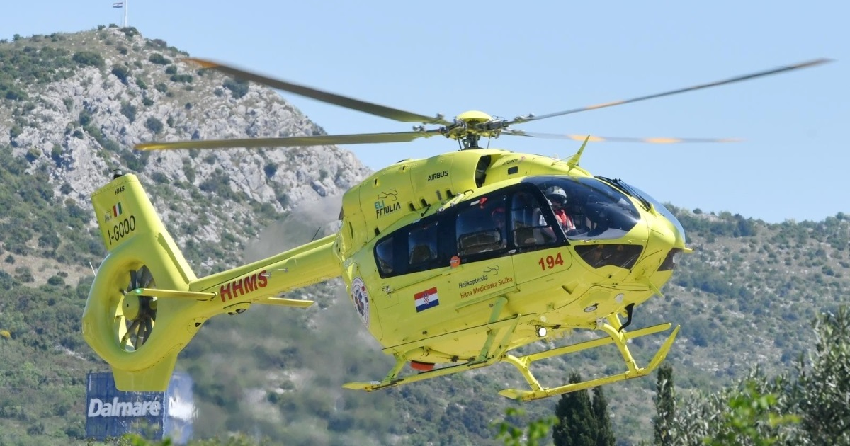 Muškarac se gušio u restoranu kod Vrgorca, spašen helikopterom