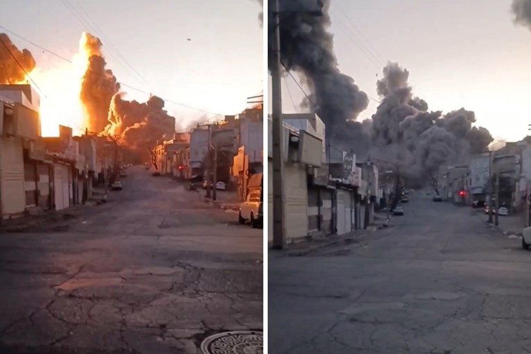 VIDEO Iranski mediji: Napadnut je grad Sanandadž, uništene su zgrade