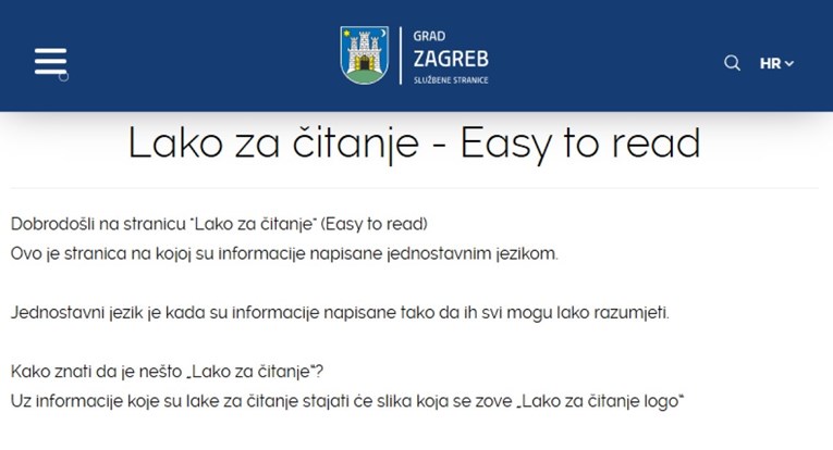 Grad Zagreb pokrenuo stranicu s vijestima za osobe s intelektualnim teškoćama