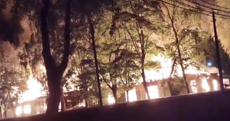 U vojnoj bazi kod Moskve izbio požar, objavljene snimke
