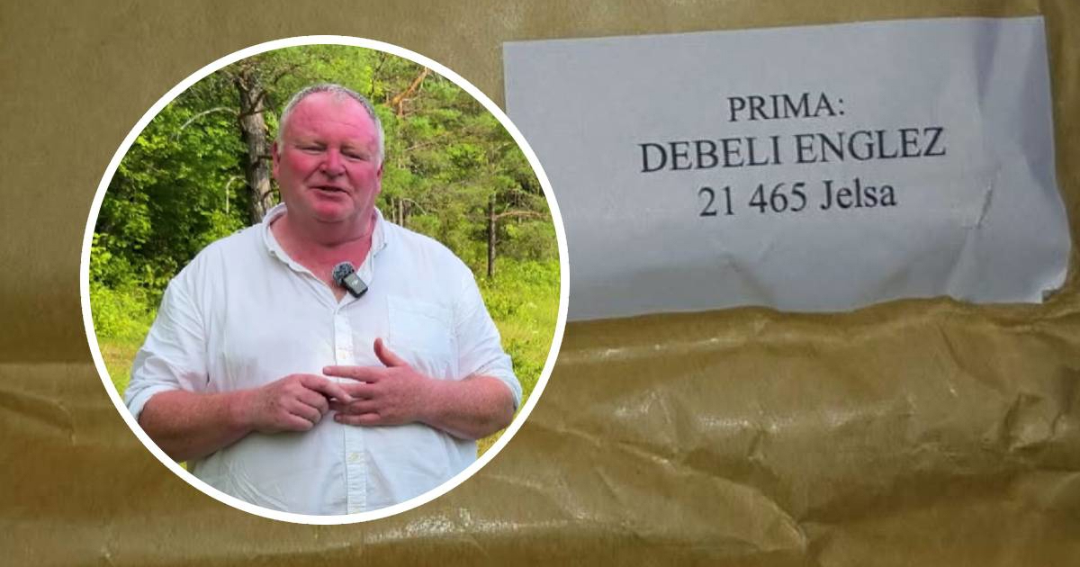 Hrvatska pošta dostavila paket na adresu "Debeli Englez, Jelsa"