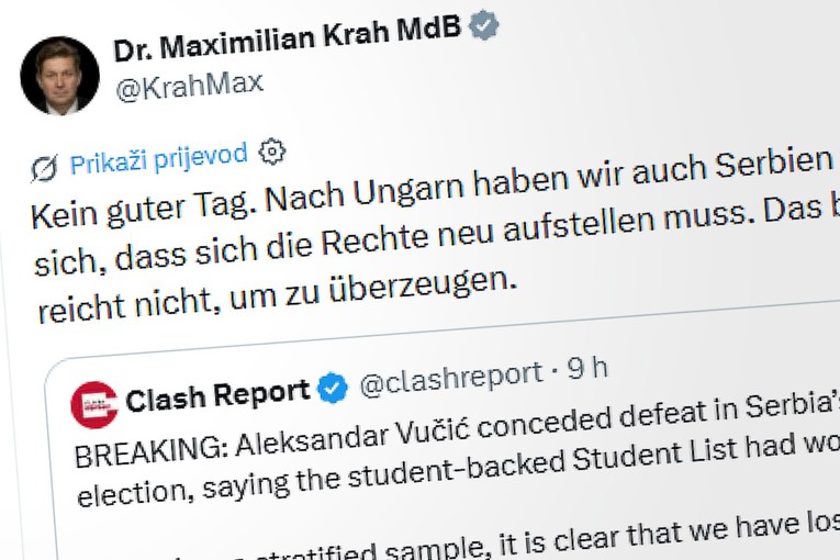 AfD-ovac: Nakon Mađarske smo izgubili i Srbiju. Nije dobro