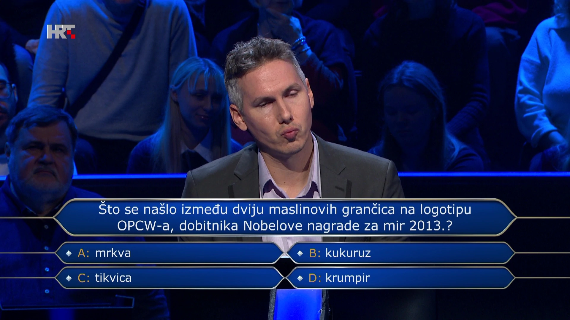 Nikola riskirao na 13. pitanju. Znate li vi što skriva logotip OPCW-a?