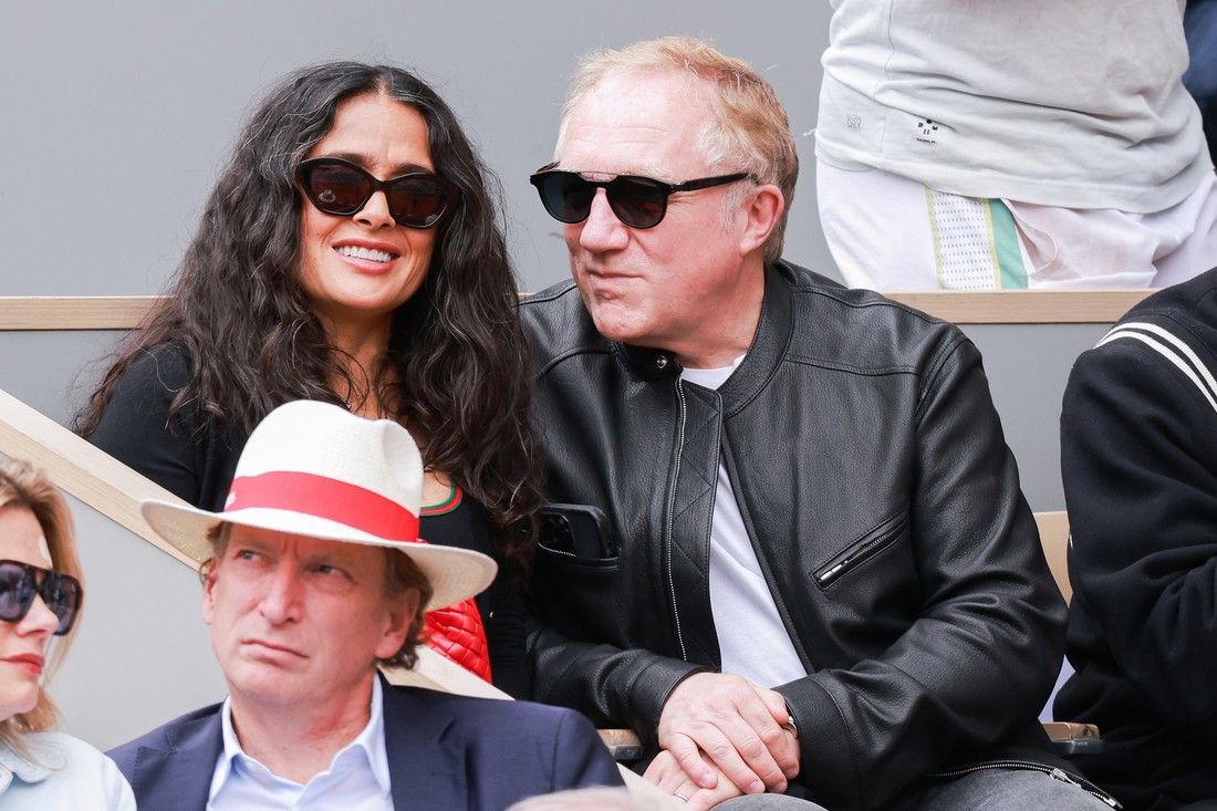 Salma Hayek privukla pažnju sa suprugom na Roland Garrosu