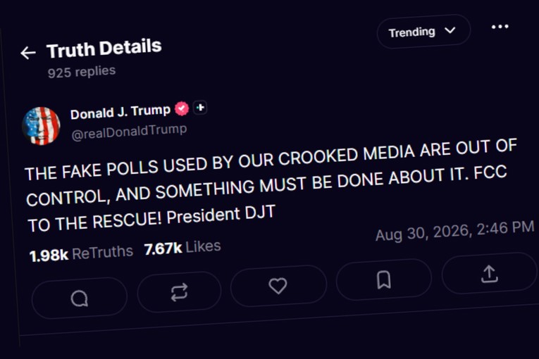 Trump: Lažne ankete u medijima izmakle su kontroli, nešto se mora učiniti