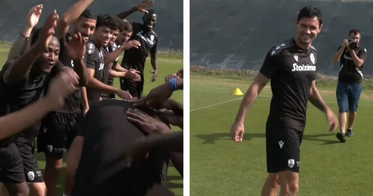 Lovren nije uspio izbjeći PAOK-ov ritual. Pogledajte snimku s prvog treninga