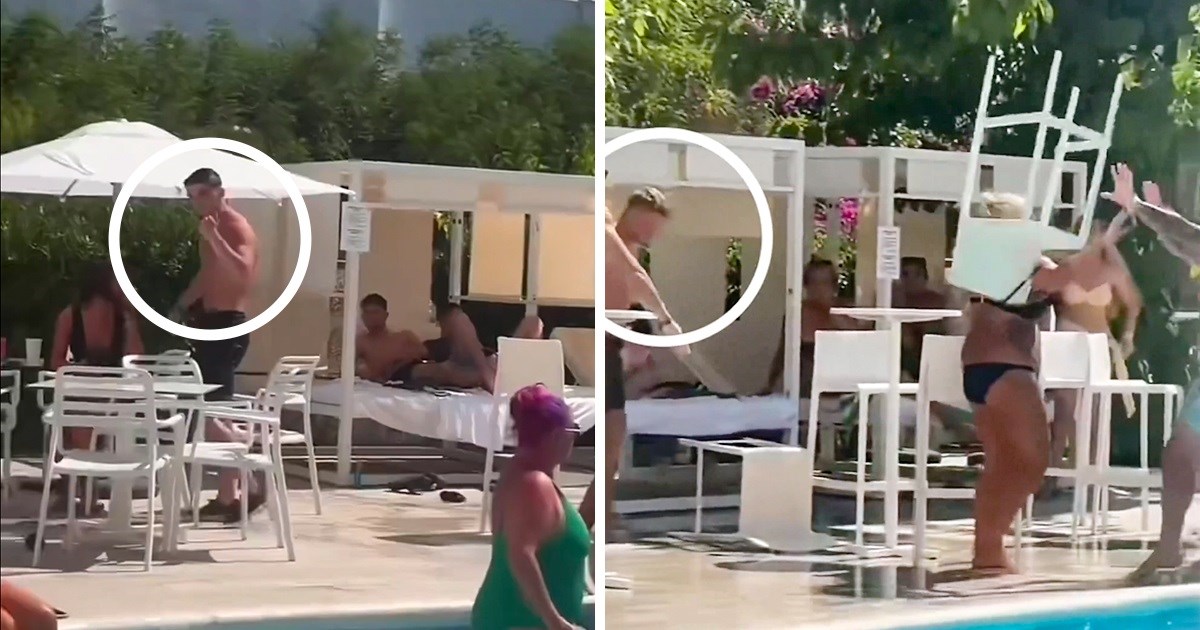 VIDEO Engleski nogometaš se potukao na Ibizi. Bacio je stolac ženi u glavu