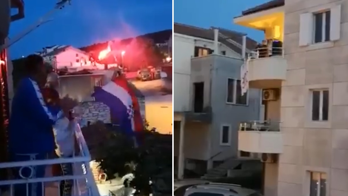 VIDEO Bračani pjesmom s balkona poslali podršku zaraženima i njihovim obiteljima