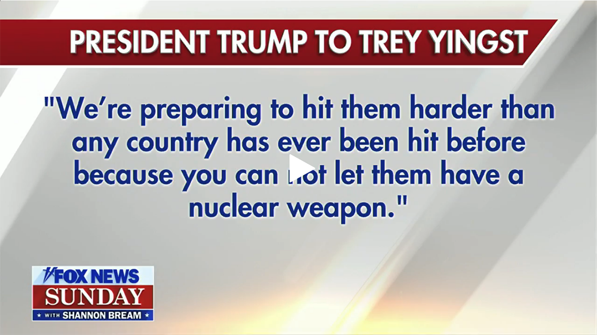 Foxov novinar: Trump mi je rekao da će raznijeti Iran ako ne pristanu na sporazum