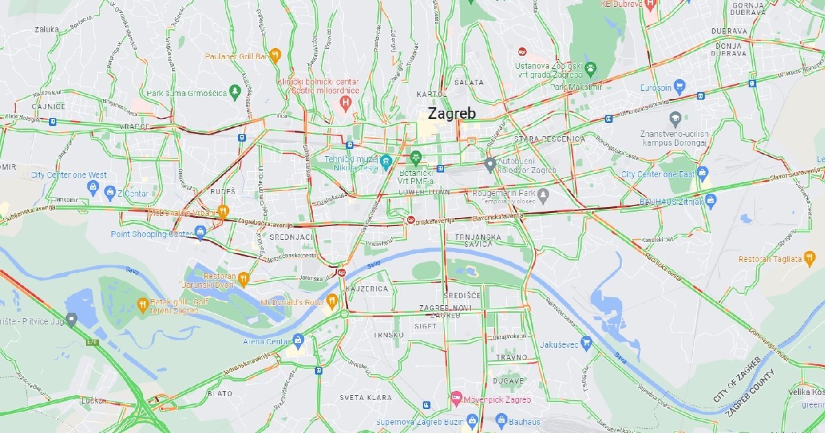 Jutros ogromne gužve u Zagrebu, prometna na Slavonskoj aveniji
