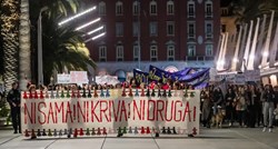 FOTO Više stotina ljudi marširalo za žene u Splitu. Bili Puljak i Ivošević