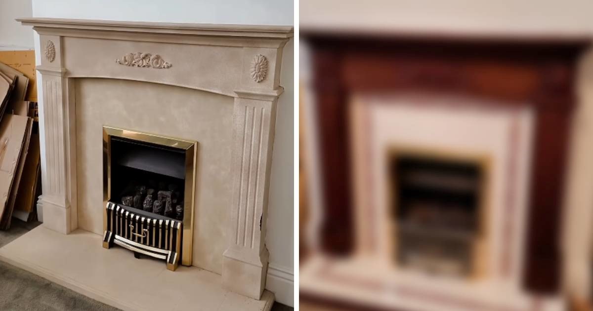 Renovirala je kuću pa pronašla "blago" ispod boje na kaminu