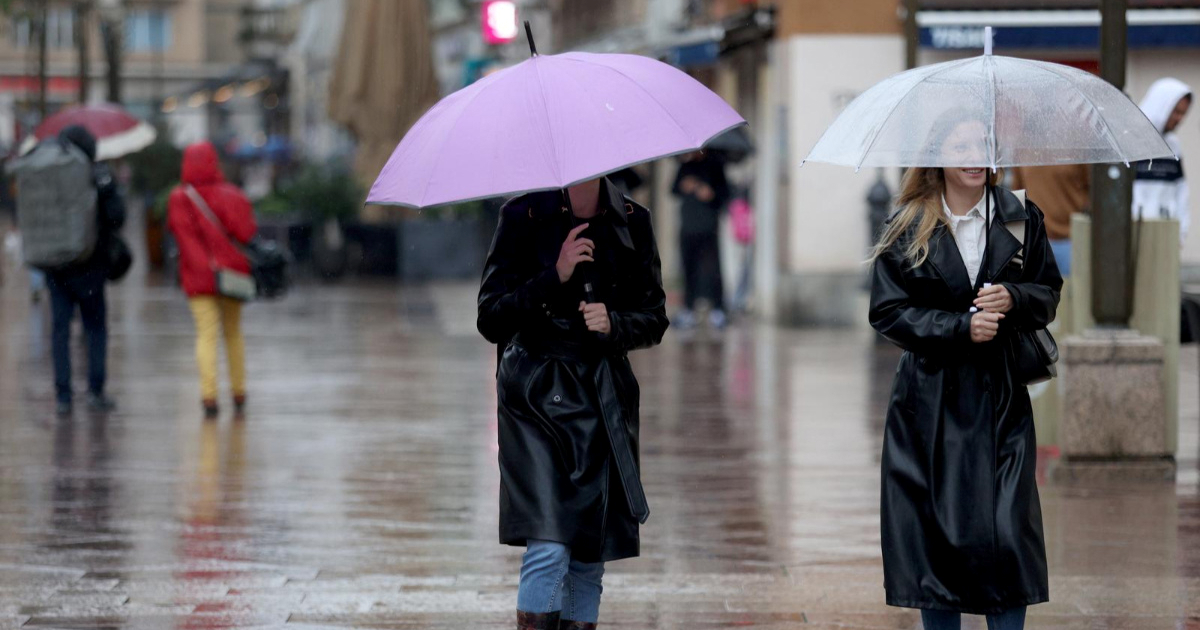Danas kiša i pljuskovi, sutra sunčanije