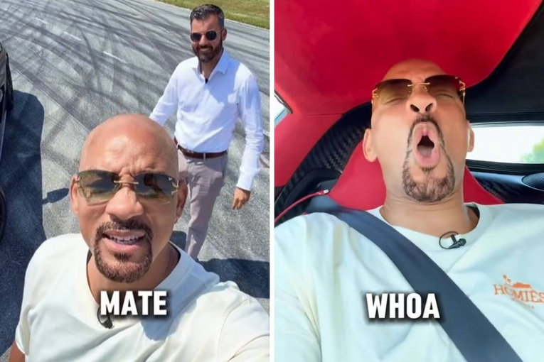VIDEO Rimac vozio Willa Smitha u Neveri. "Nikad nisam doživio nešto slično"