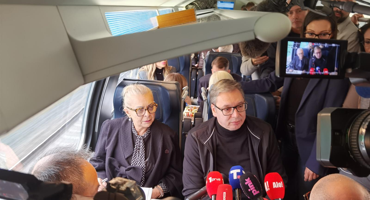 Vučić otvorio brzu prugu Novi Sad-Subotica. Vlakovi će voziti do 200 km/h