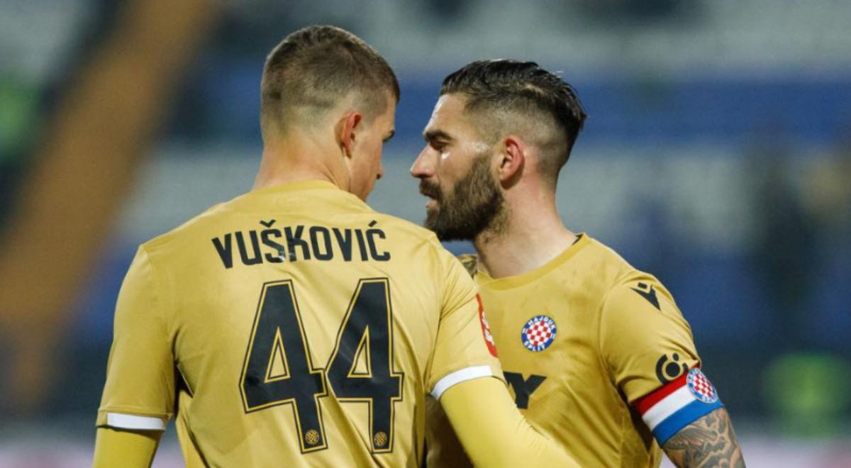 Hajduk uz fotografiju Vuškovića i Livaje napisao samo jednu riječ