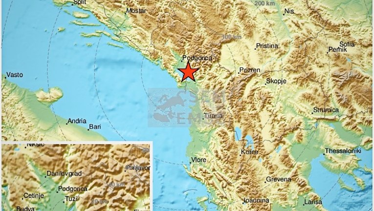 Potres magnitude 4.7 po Richteru u Albaniji