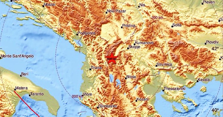 Novi potres u Makedoniji, magnituda je 4.9