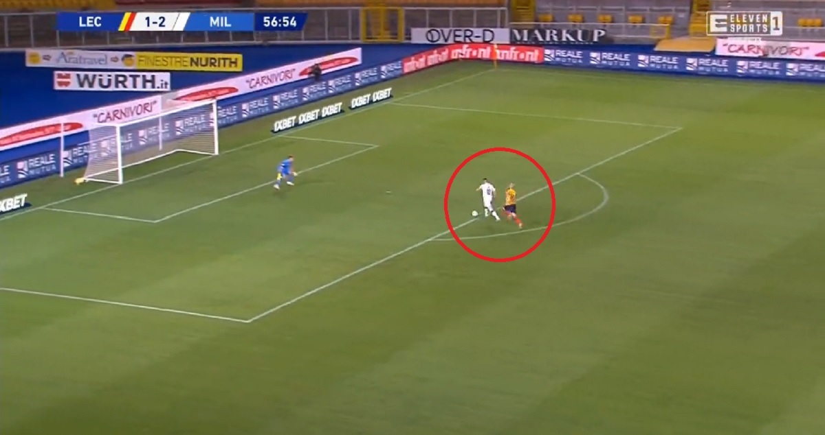Rebić vukao loptu s centra i lijepo zabio novi gol za Milan
