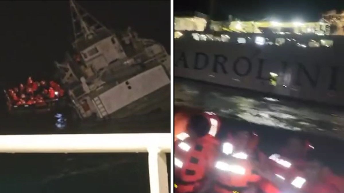 VIDEO Katamaran počeo tonuti kod Zadra, spasili sve putnike