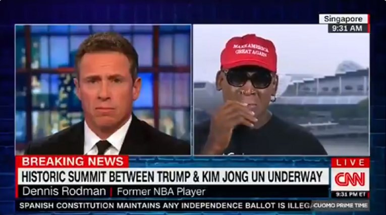 VIDEO Rodman plakao tijekom intervjua o Trumpu i Kimu: "Prijetili su mi smrću, nisam smio doma"